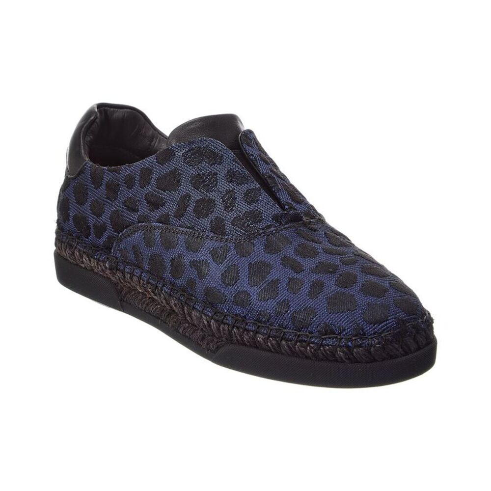 Tod’S Gomma Canvas & Leather Sneaker, Blue